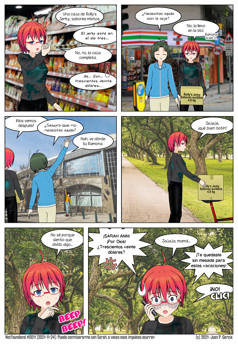 #0011 – Puedo conmiserarme con Sarah, a veces esos impulsos ocurren