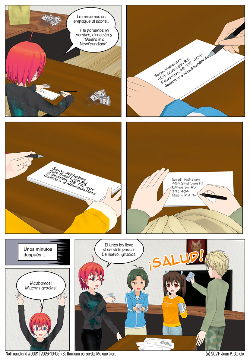 #0021 – Si, Ramona es zurda. Me cae bien.