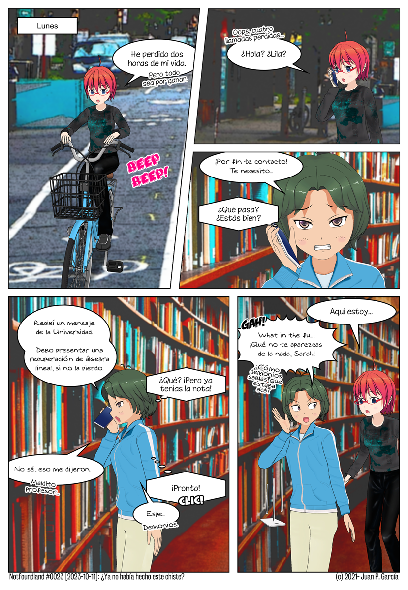 #0023 – ¿Ya no había hecho este chiste?