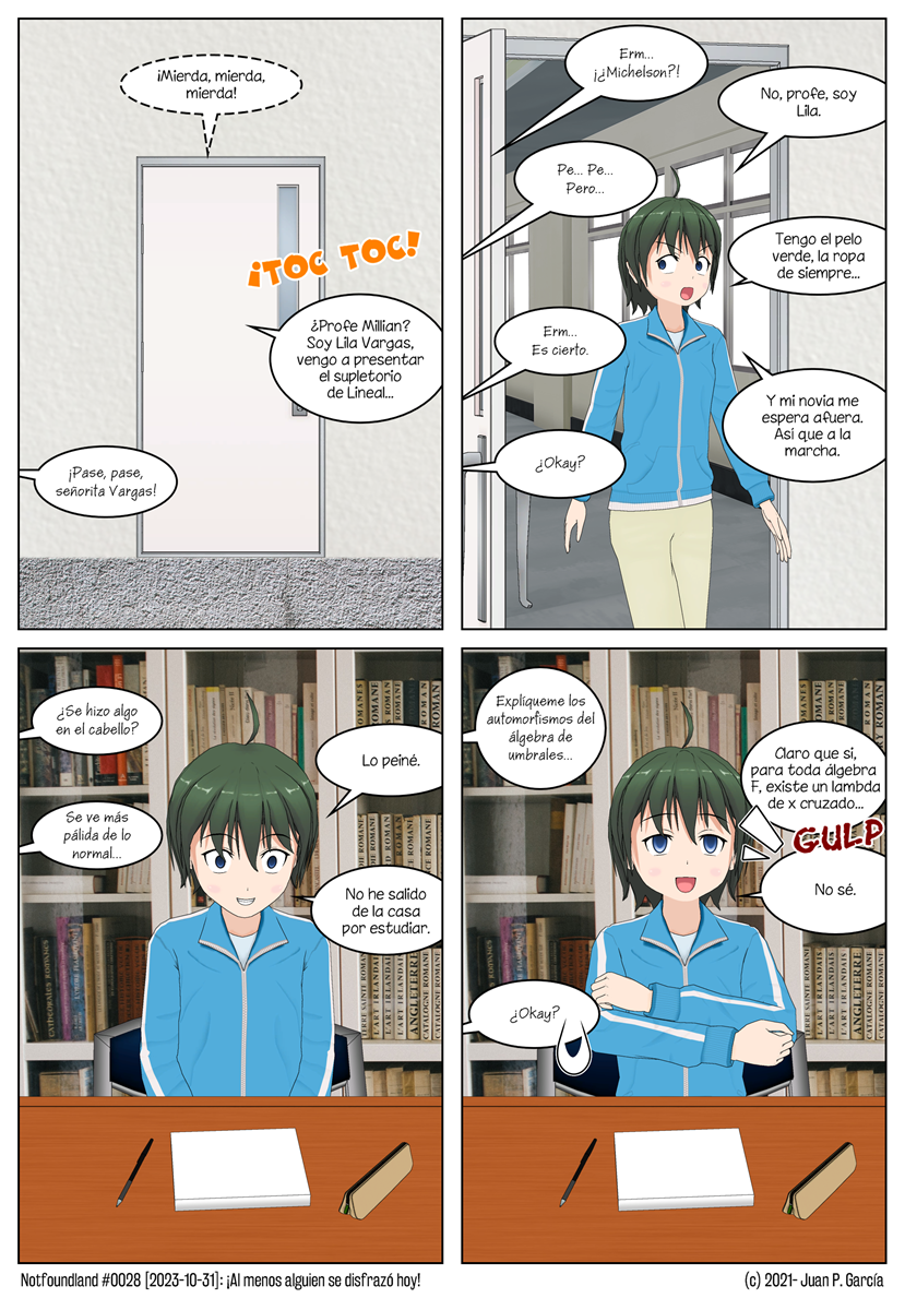 #0028 – ¡Al menos alguien se disfrazó hoy!